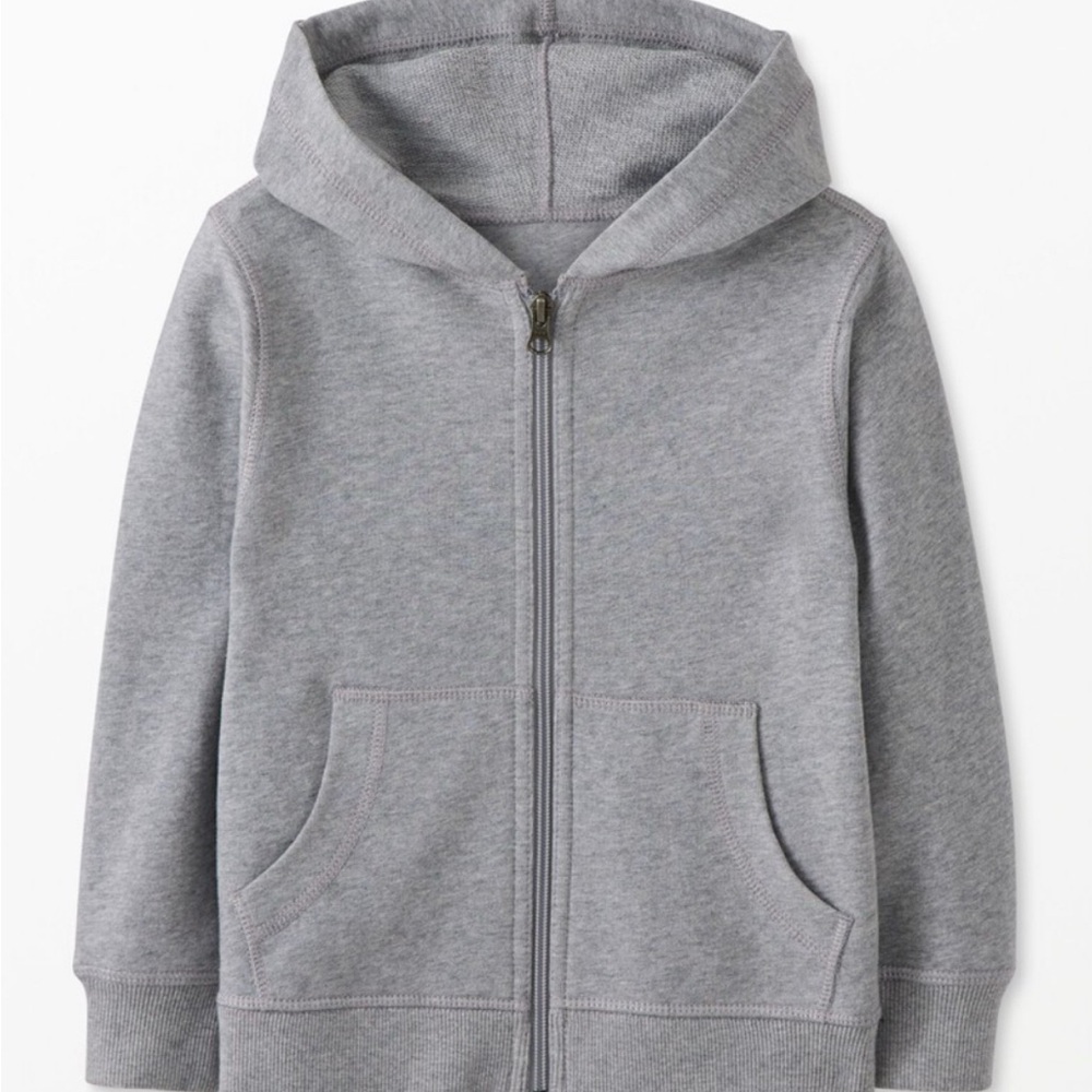 Hanna Andersson New Gray Kids zip up Hoodie sz 100 / 4